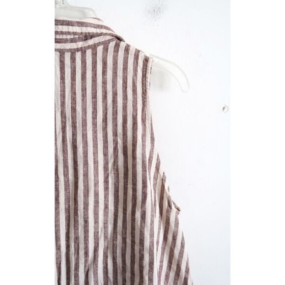 Gap Striped Sleeveless Shirt - Size Small - Picture 7 of 8